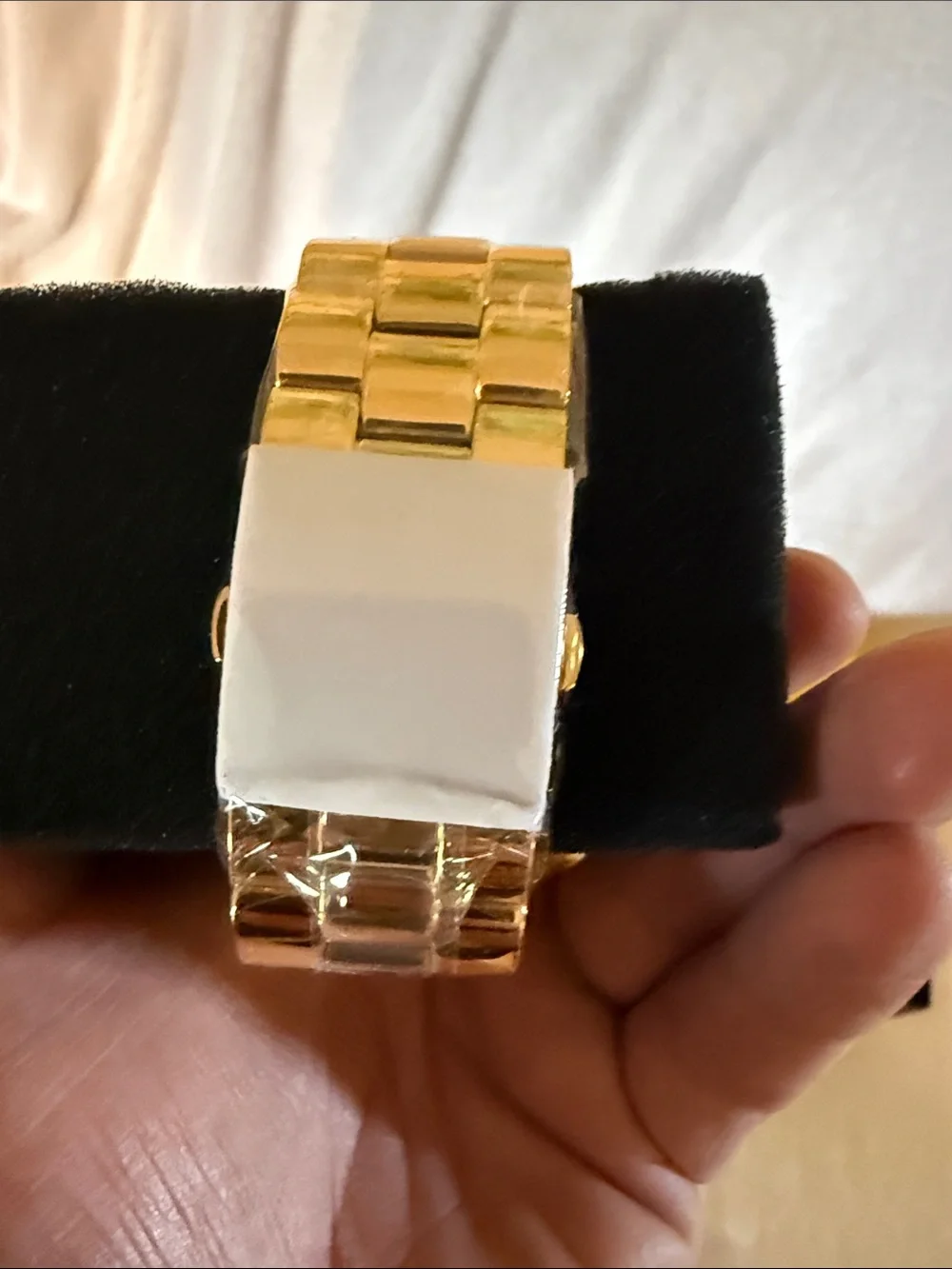 Invicta Gold Tone Watch with Good Dial and Black Roman Numerals